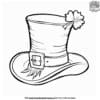 Stylish Leprechaun Hat Coloring Pages