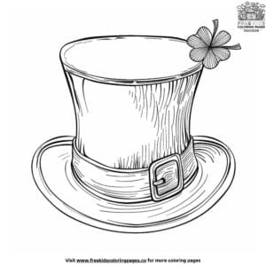 Enchanting Leprechaun Hat Coloring Pages