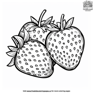 Summer Fruit Coloring Pages