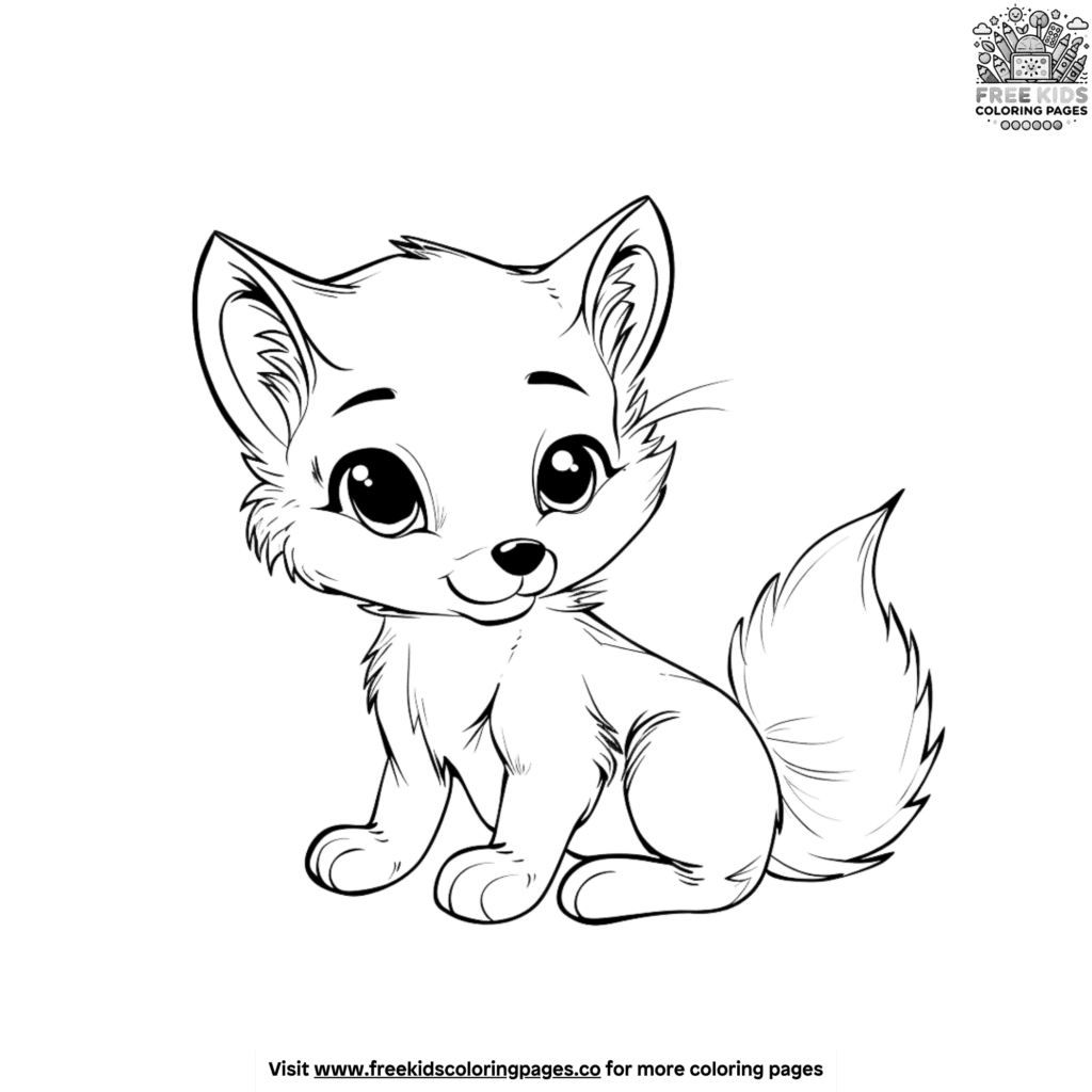 Adorable Baby Fox Coloring Pages: Delight For Little Ones