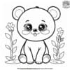 Bold Panda Bear Coloring Pages