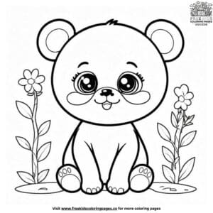 Bold Panda Bear Coloring Pages