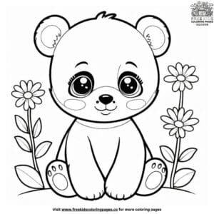 Sweet Panda Bear Coloring Pages: Lovable And Educational