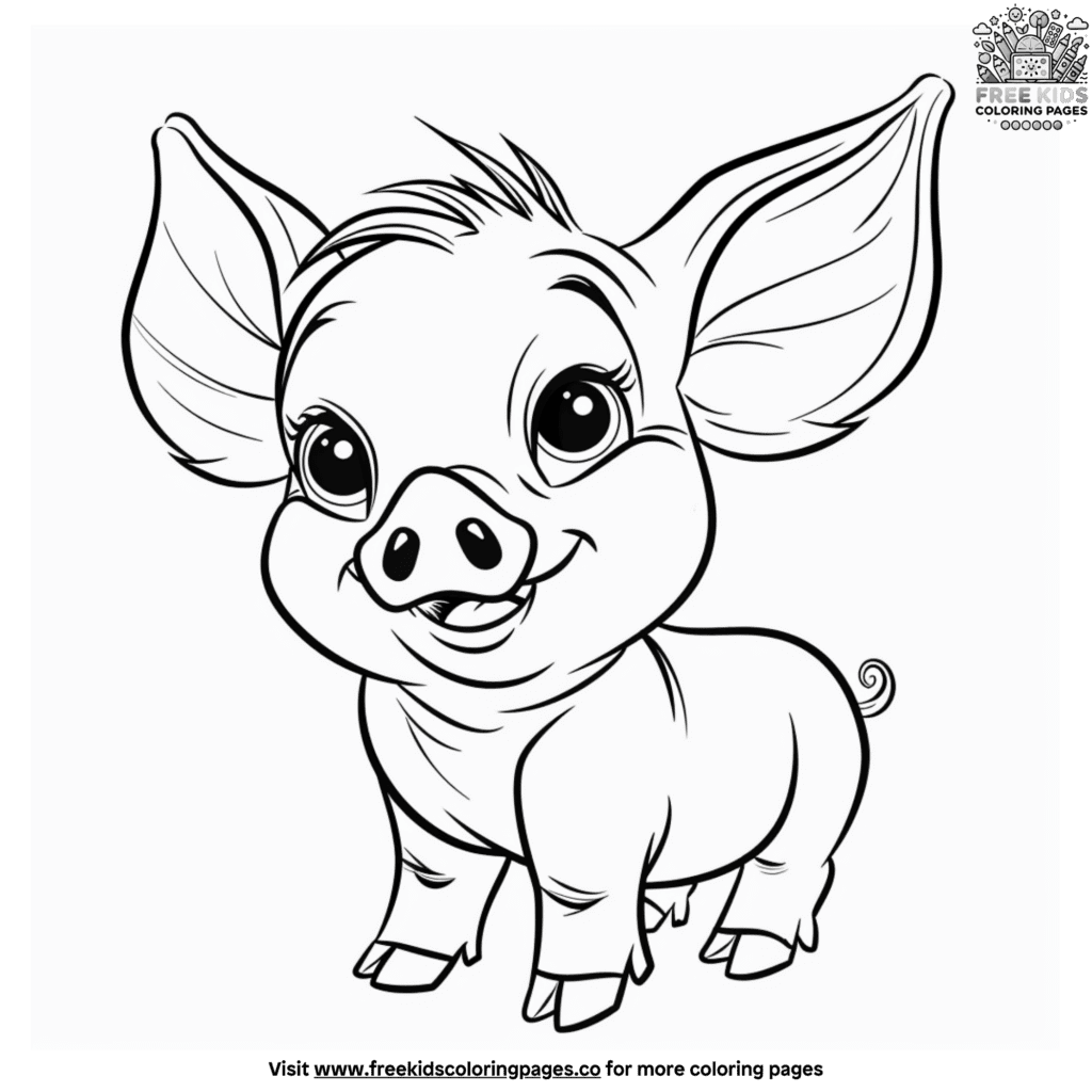 Piglet coloring pages