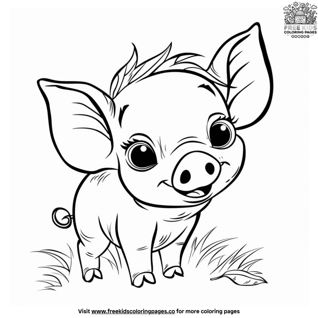 Piglet coloring pages