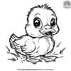 Cute Baby Duck Coloring Pages