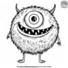 Eerie Scary Monster Coloring Pages