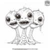 Chilling Scary Monster Coloring Pages