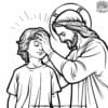 Jesus' Power Coloring Pages