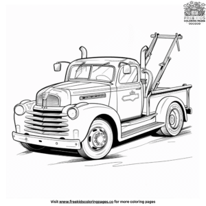 Mighty Tow Truck Coloring Pages