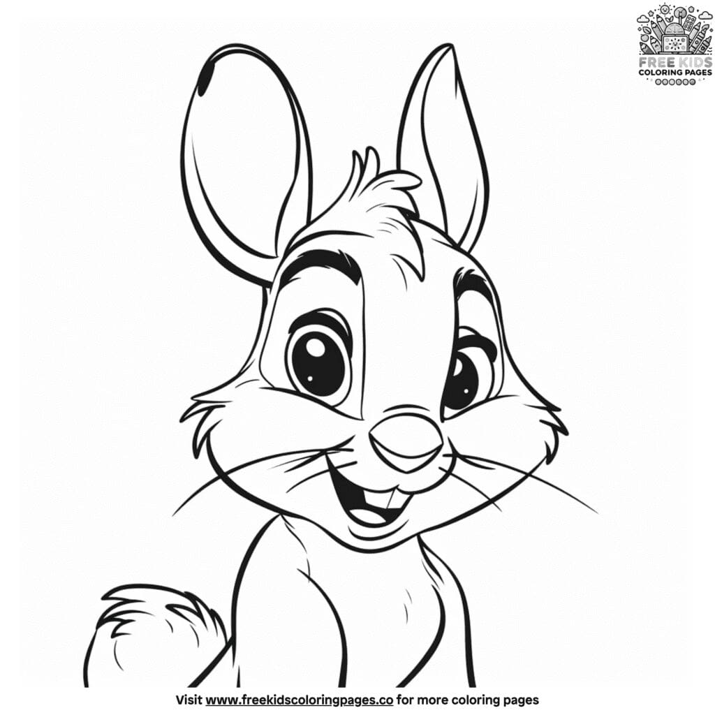 Cute and popular cartoon character coloring pages