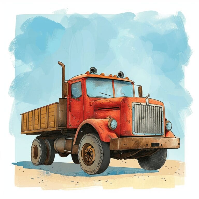 Truck coloring pages