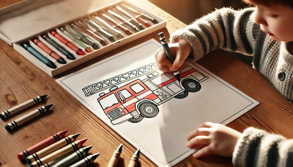 Truck coloring pages