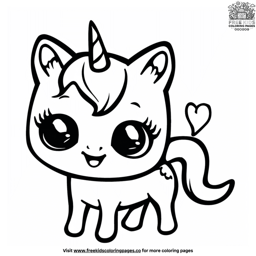 Mystical unikitty coloring pages