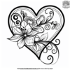 Valentine's Heart Coloring Pages