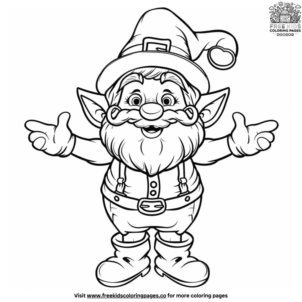 Vivid leprechaun coloring pages for st. Patrick's day fun