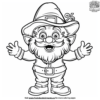 Vivid Leprechaun Coloring Pages For St. Patrick's Day Fun