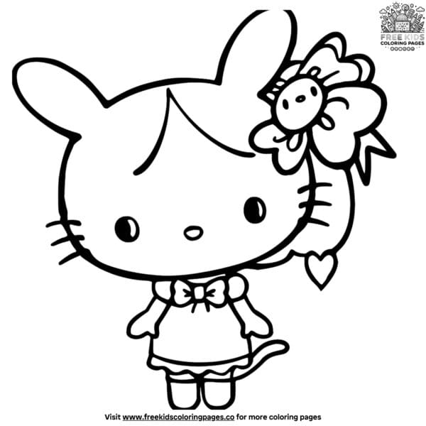 Sanrio anime coloring pages