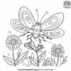 Line Art Bug Coloring Pages