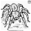 Coloring Pages Featuring Fascinating Spiders
