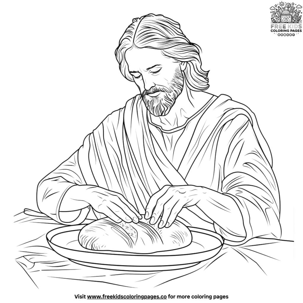 Jesus coloring pages