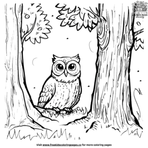 Outdoor Camping Coloring Pages