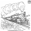 Steam Train Coloring Pages