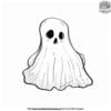 Aesthetic Ghost Coloring Pages