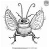 Cartoon Bug Coloring Pages