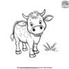 Whimsical Cartoon Cow Coloring Pages For Endless Fun