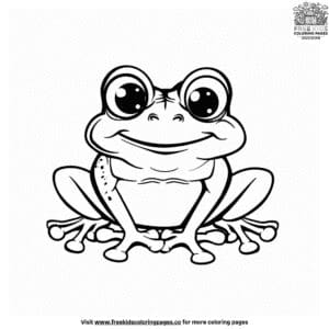 Whimsical Cartoon Frog Coloring Pages for Endless Joy