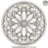 Playful Floral Mandala Coloring Pages