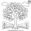 Apple Tree Coloring Page