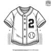 Baseball Jersey Coloring Pages