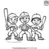 Interactive Baseball Team Coloring Pages