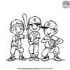 Engaging Baseball Team Coloring Pages For Kids