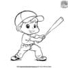 Fun Baseball Boy Coloring Pages