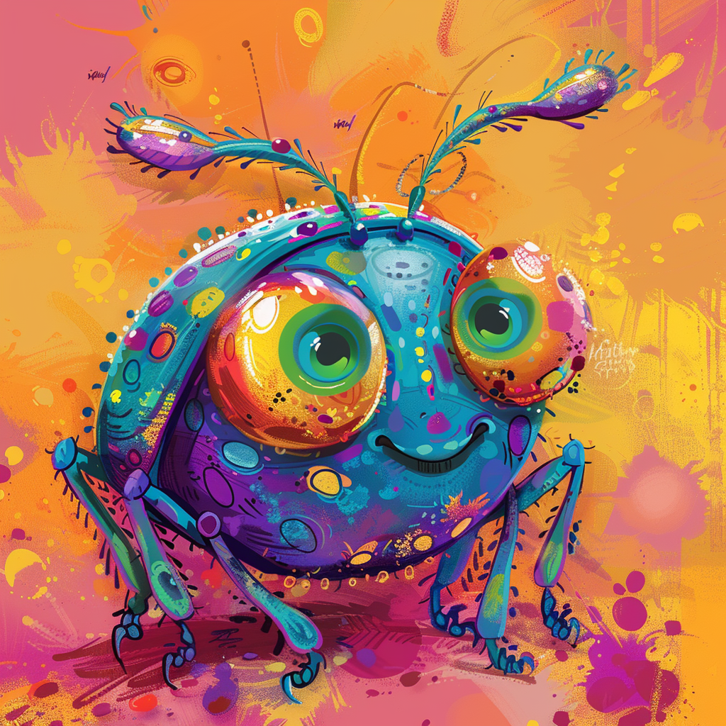 Bug coloring pages.