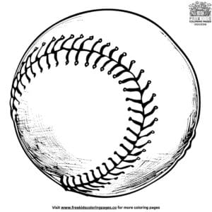 Modern baseball coloring pages