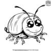 Cute Bug Coloring Pages