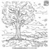 Fall Tree Coloring Pages