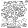 Fruit Tree Coloring Pages