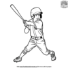 mlb baseball player coloring page