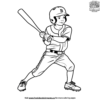 mlb baseball player coloring page