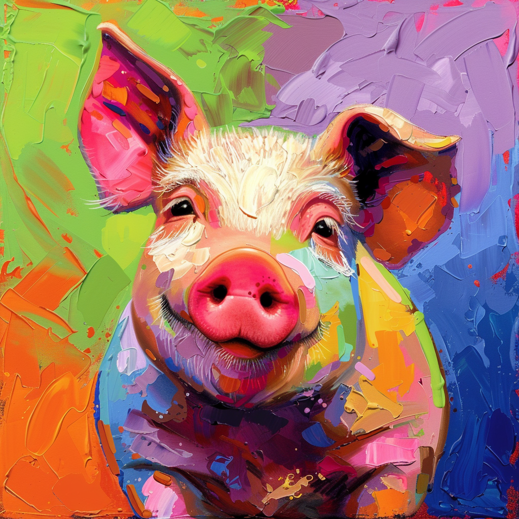 Pig coloring pages.