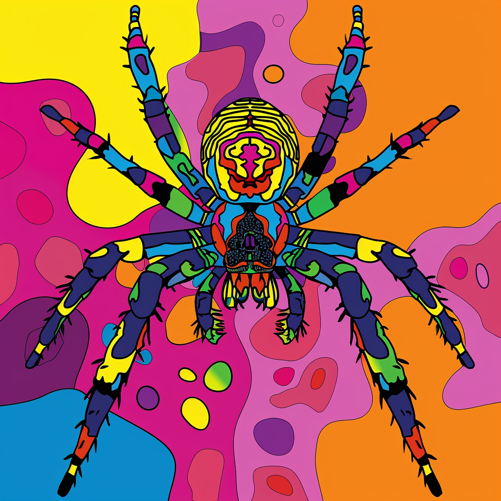 Spider coloring pages.