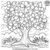 Spring Tree Coloring Pages