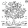 Spring Tree Coloring Pages