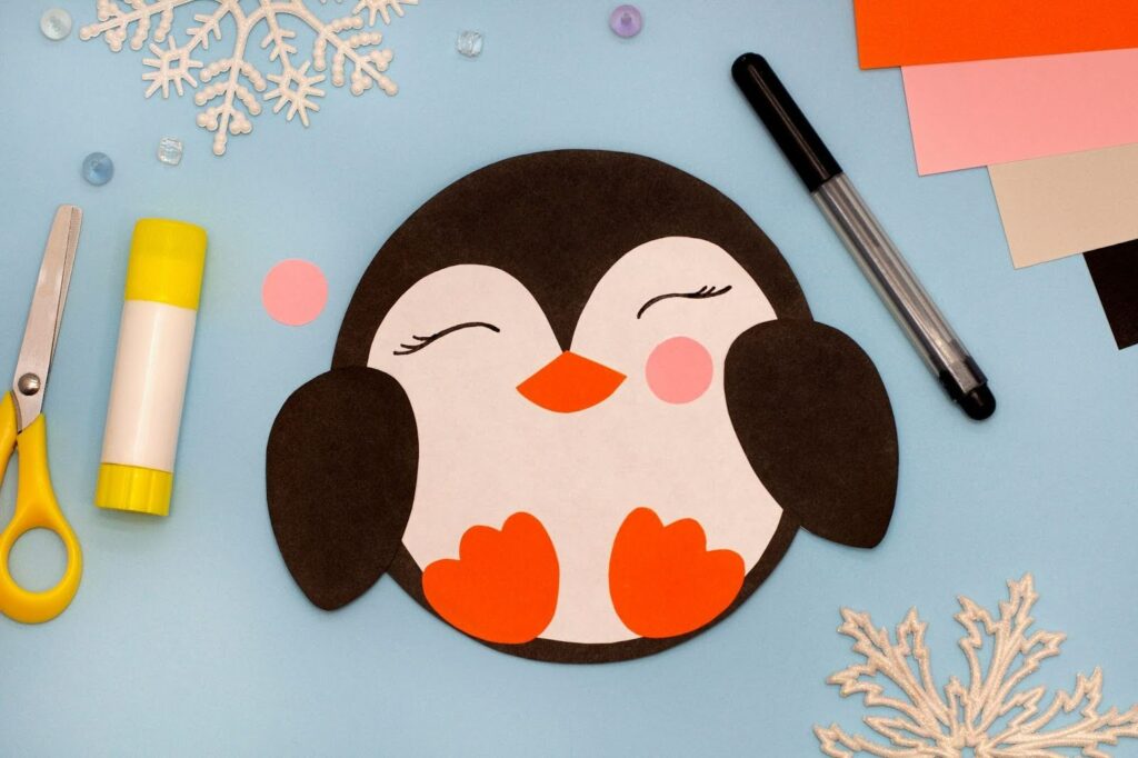 Step 7 penguin craft