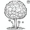 Truffula Tree Coloring Page